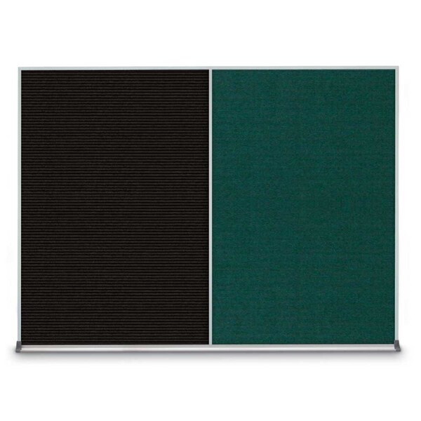 Triple Door Radius Corkboard, 72"X36", B
